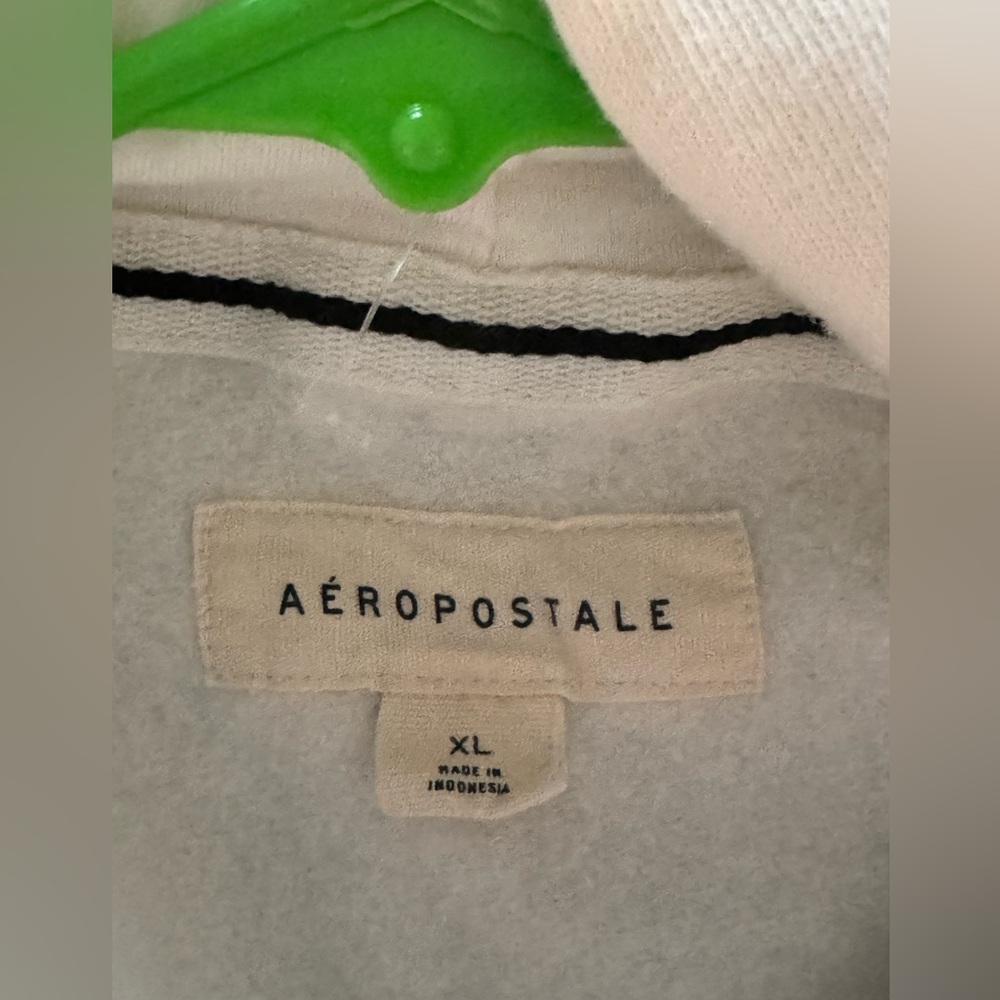 AEROPOSTALE Men’s Hoodie Sweatshirt Logo Tape Sleeves NWOT, SIZE XL Condition - Picture 2 of 7